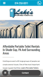 Mobile Screenshot of lakeportabletoilets.com